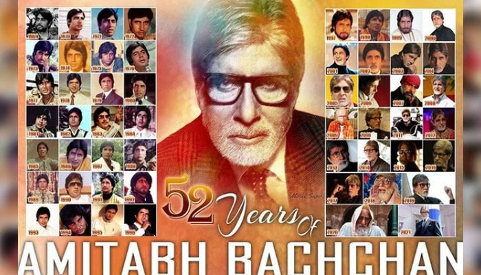 Amitabh Bachchan celebrates 52 years in Bollywood