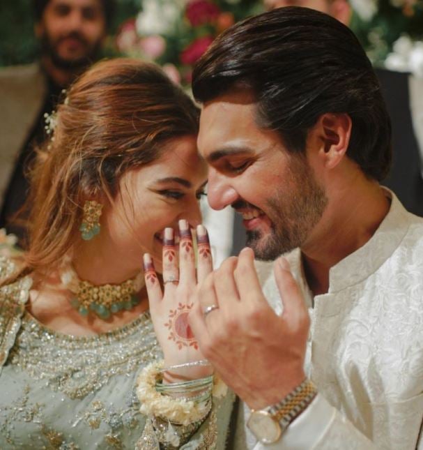 In Pictures: Minal Khan gets engaged to Ahsan Mohsin Ikram