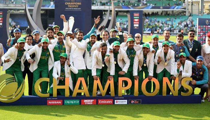 آئی سی سی چیمپئنز ٹرافی میں پاکستان کی فتح کو ایک سال ہوگیا 