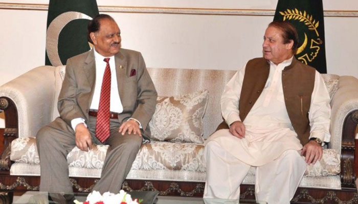 سیاسی منظر نامہ، صدر ممنون کو نواز شریف سے ملاقات نہ ہونیکا ملال 