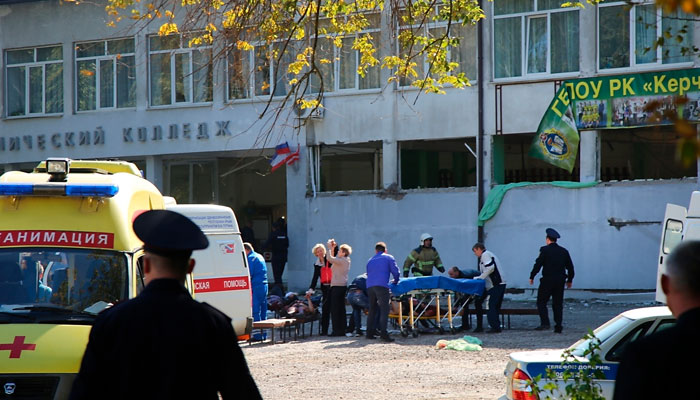 روسی علاقے کریمیا میں کالج میں فائرنگ ،17 طالب علم ہلاک، حملہ آور نے بھی خودکشی کرلی  