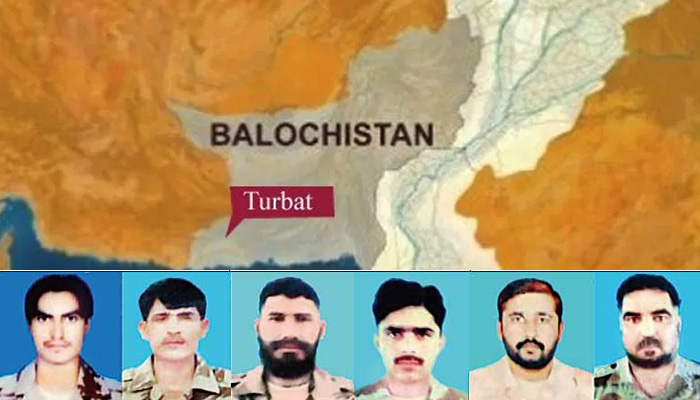 بلوچستان، دہشت گردوں کاحملہ، 6 سیکورٹی اہلکارشہید، جوابی کارروائی میں 4 شرپسند ہلاک