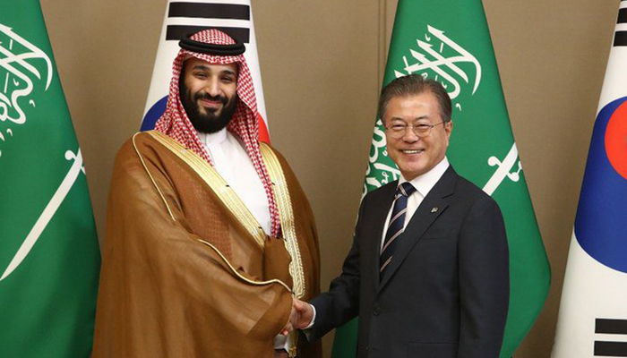 سعودی کمپنی ارامکو اور جنوبی کوریاکے مابین 9 ارب ڈالرمالیت کے 12 سمجھوتوں پر دستخط 