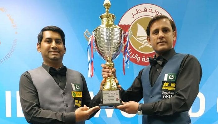 پاکستان عالمی ٹیم اسنوکرچیمپئن  بن گیا،فائنل میں بھارت کومات