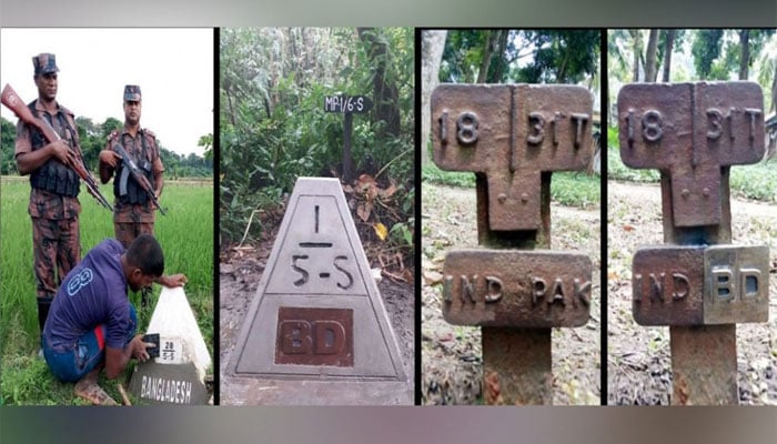 بنگلا دیش نے 48 سال بعد اپنی سرحد پر نصب پلرز سے پاکستان کا نام ہٹا دیا 