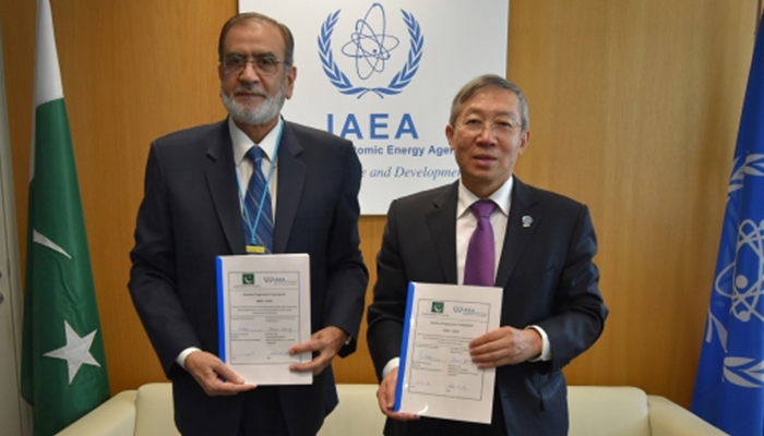 جوہری توانائی ایجنسی کا اجلاس ،پاکستان کاباہمی تعاون کو مزید مضبوط کرنے کاعزم 