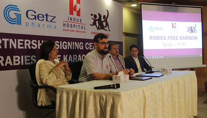 ریبیز فری کراچی پروجیکٹ ، انڈس اسپتال نے معاہدہ کرلیا 