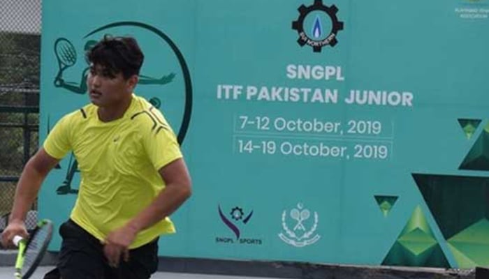 جونیئر ٹینس: شعیب خان نے ٹاپ سیڈ کھلاڑی کو ہرا دیا 
