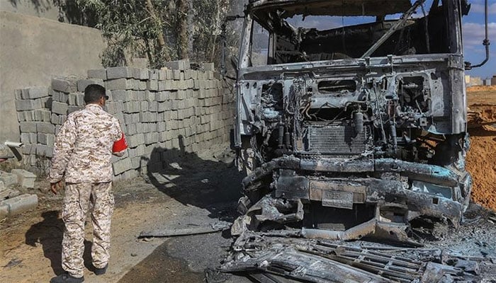 لیبیا میں بسکٹ فیکٹری پر فضائی حملے میں غیرملکیوں سمیت 10 افراد ہلاک 
