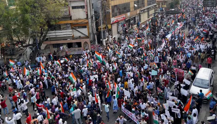 متنازع شہریت قانون کیخلاف حیدرآباد دکن میں لاکھوں افراد کی ریلی