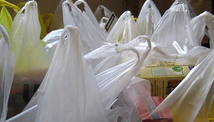 ممنوعہ پلاسٹک بیگز کی خریدوفروخت کے خلاف کارروائی 