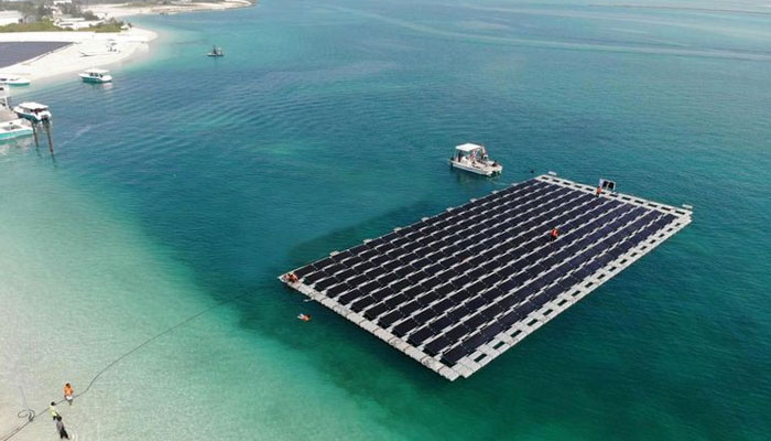 ابوظبی میں تیرتے ہوئے شمسی پاور پلانٹ کا افتتاح