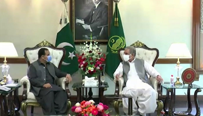 شاہ محمود قریشی کی وزیر اعلیٰ بزدار سے ملاقات، جنوبی پنجاب سیکرٹریٹ فوری مکمل کرنے کا فیصلہ