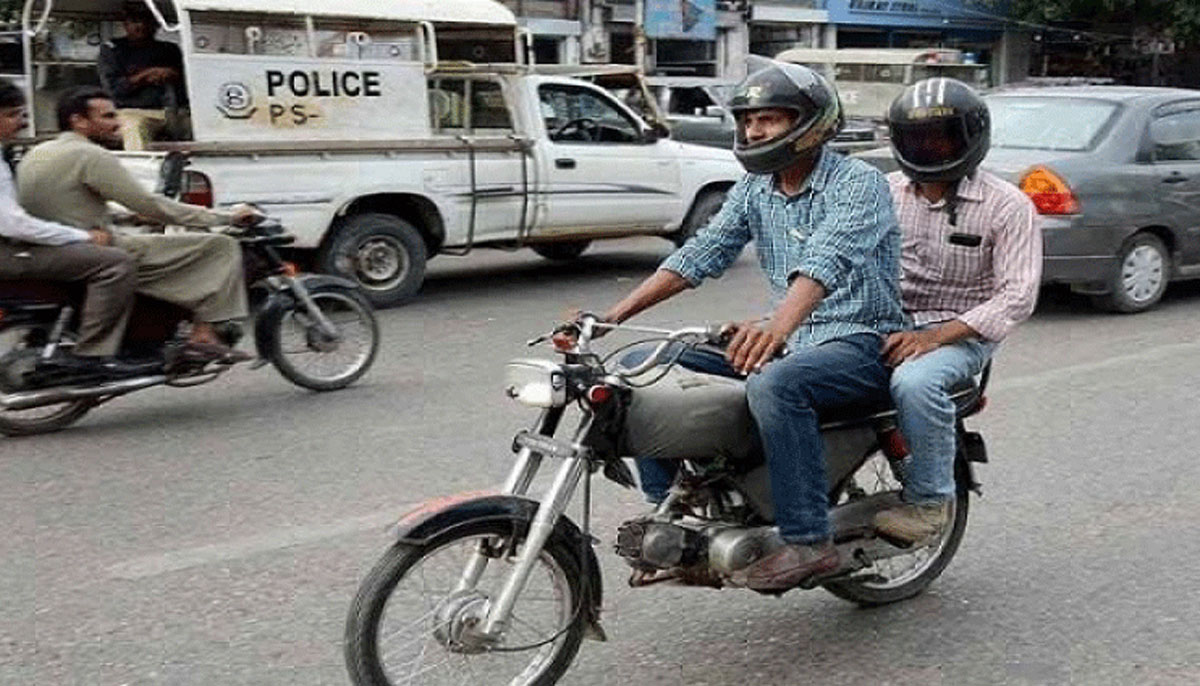 9اور10محرم الحرام کو موٹر سائیکل کی ڈبل سواری پر پابندی عائد 