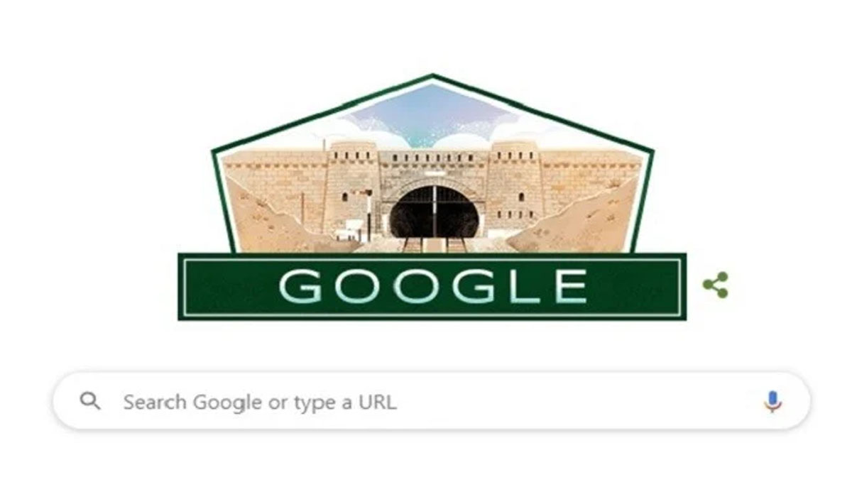 یوم آزادی پر گوگل کا تحفہ ،ڈوڈل میں سبز رنگ اور خوجک سرنگ نمایاں 