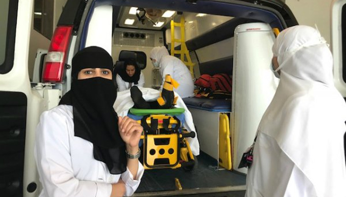 سعودی عرب، خواتین نےایمبولینس سروس کی ذمہ داریاں بھی سنبھال لیں