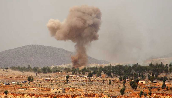 شام، امریکی ڈرون حملہ،17شدت پسند، پانچ عام شہری مارے گئے 