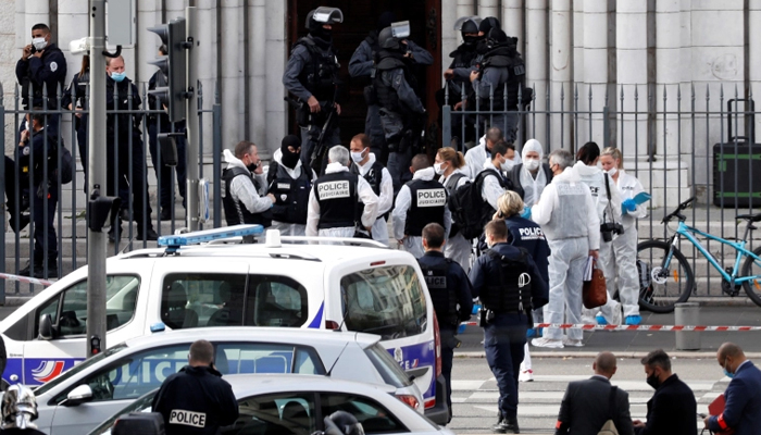 فرانس، چرچ میں خاتون کا سر قلم، دو افراد قتل، تیونس کا شہری گرفتار