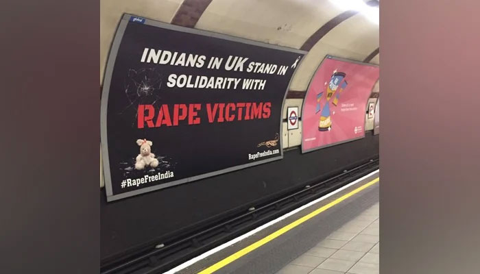 لندن میں پروفیشنل انڈین خواتین کی جانب سے’ریپ فری انڈیا، مہم کا آغاز 