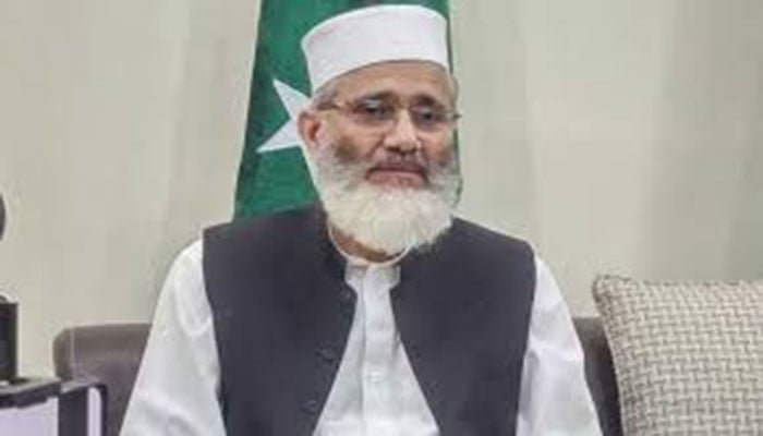 سراج الحق سے ادارہ نورحق میں سیاسی وسماجی رہنماؤں کی ملاقات، والدہ کے انتقال پر اظہار تعزیت 