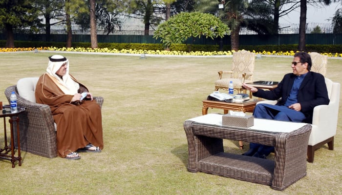 سعودی سفیر کی وزیراعظم عمران خان سے ملاقات 