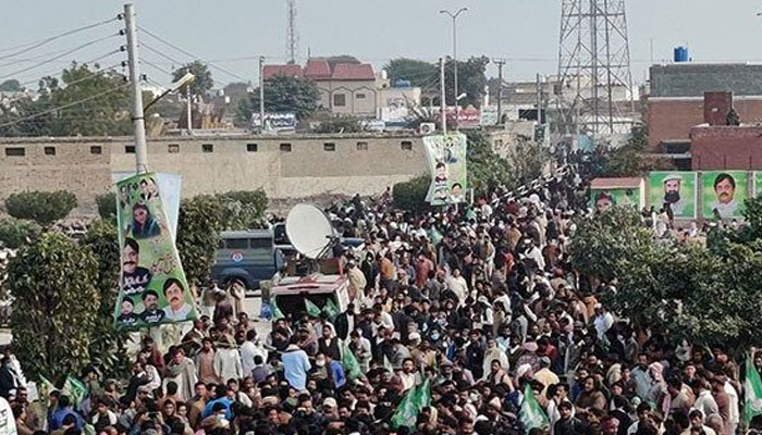 اجازت نہ ملنے کے باوجود پی ڈی ایم کی ریلی