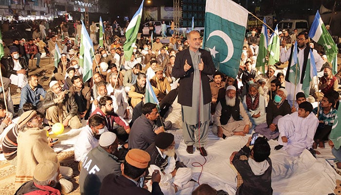 جماعت اسلامی کی ”حقوق کراچی تحریک“ فیملی کے ہمراہ احتجاجی مارچ  