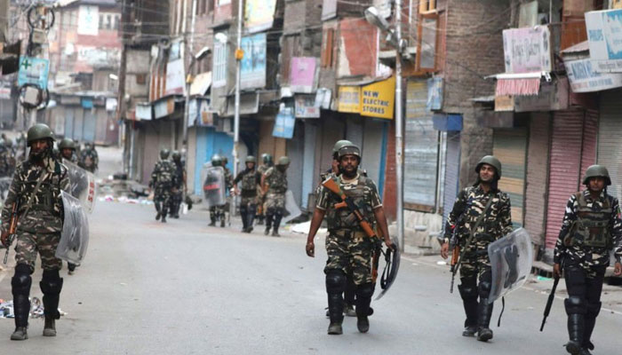 مقبوضہ کشمیر کے عوام یو این قراردادوں کے مطابق مسئلہ کشمیر کے حل کیلئے کوشاں ہیں، مختلف رہنما