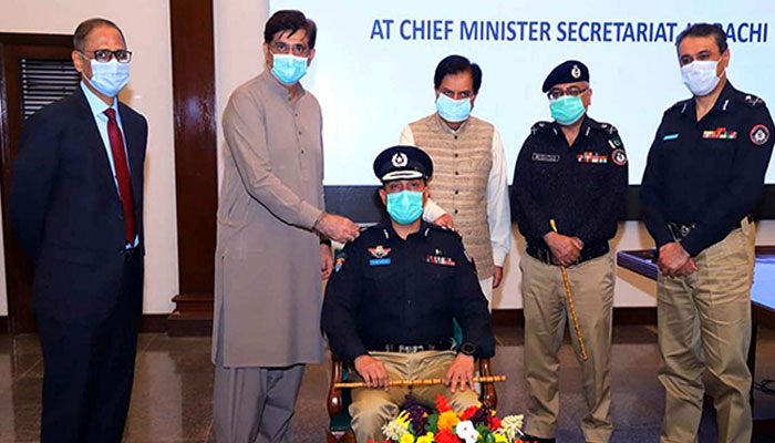 وزیراعلیٰ سندھ نے پولیس افسران کو رینک تفویض کئے  