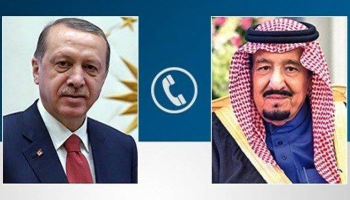 سعودی شاہ سلمان کی ترک صدرسے بات چیت، دو طرفہ تعلقات پر تبادلہ خیال 