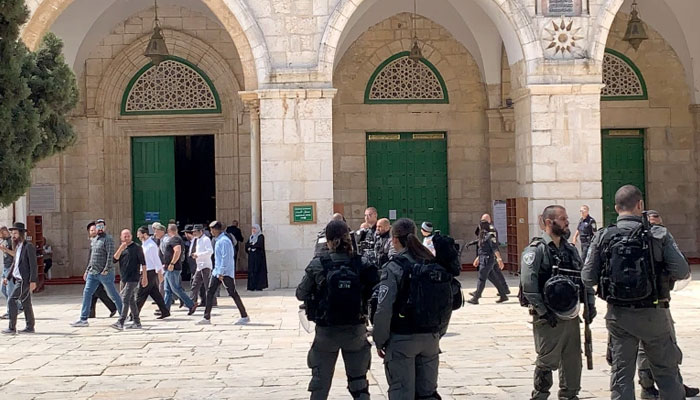 مسجد اقصیٰ کے کمپاؤنڈ میں فلسطینیوں پر فائرنگ، 3 افراد زخمی
