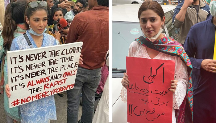 ماہرہ خان اور عائشہ عمر کی وزیراعظم سے گھریلو تشدد سے تحفظ کا بل منظور کروانے کی درخواست 