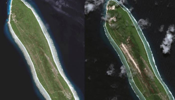 موریشس کے جزیرے  پر بھارت کے خفیہ بحری اڈے کا انکشاف