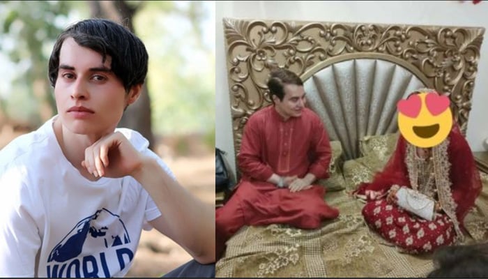 ناصر خان جان نے اپنی شادی کی تصویر سوشل میڈیا پر شیئر کردی 