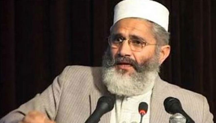 دشمنان دین ملک میں اسلامی قوانین کا نفاذ نہیں چاہتے، سراج الحق