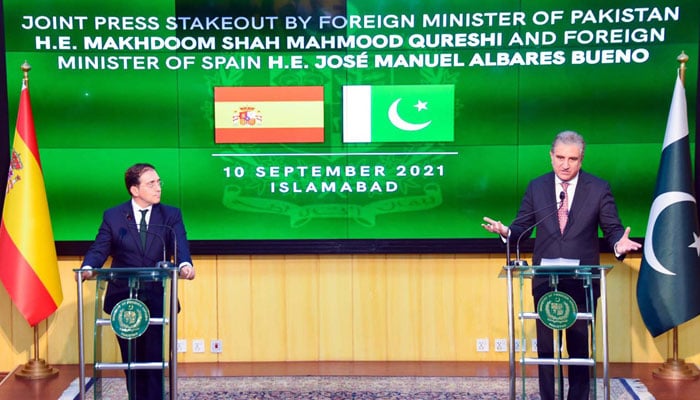 اسپین کے وزیرخارجہ کی آمد‘ انخلاء میں پاکستان کی مددمانگ لی 