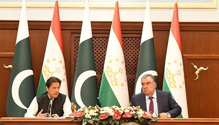 عمران خان‘تاجک صدر کی ون آن ون ملاقات‘وفود کی سطح پر مذاکرات