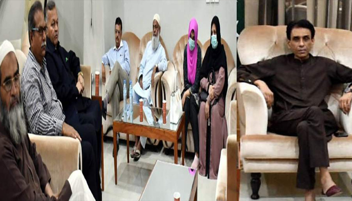 خالد مقبول سے مشرقی پاکستان سے ہجرت کرنے والے متاثرین کے وفد کی ملاقات