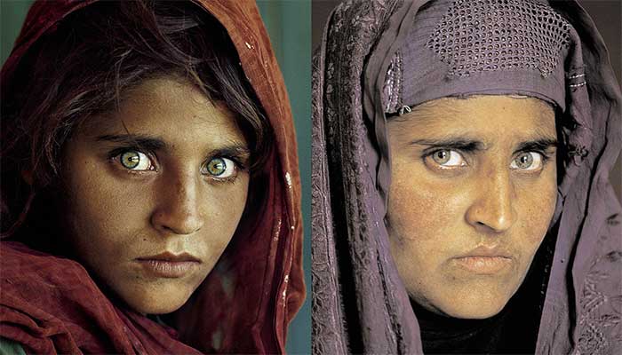 سبز آنکھوں سے دنیا کو متوجہ کرنے والی افغان لڑکی شربت گل کو اٹلی میں پناہ مل گئی