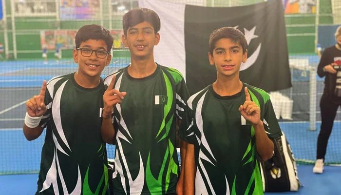 قازقستان، پاکستان نے انڈر 12 ٹینس چیمپئن شپ جیت لی