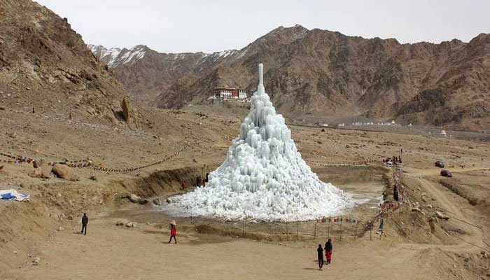 قلت آب سے بچنے کیلئے گلگت میں 5؍ مصنوعی گلیشئرز کی تخلیق