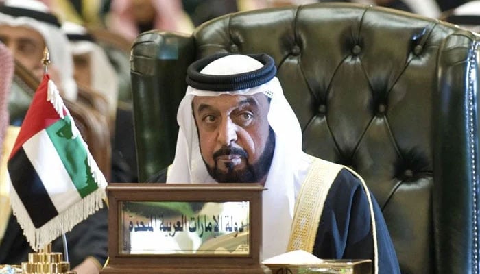 متحدہ عرب امارات کے صدر شیخ خلیفہ وفات پاگئے، ملک میں 40 دن کا سوگ