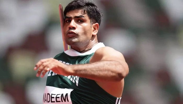 پاکستانی اولمپئن ایتھلیٹ ارشد ندیم بازو کی تکلیف میں مبتلا