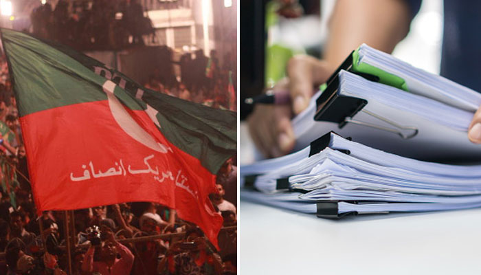 PTI فارن فنڈنگ، امریکا میں فائل اور پاکستان میں جمع دستاویزات مختلف