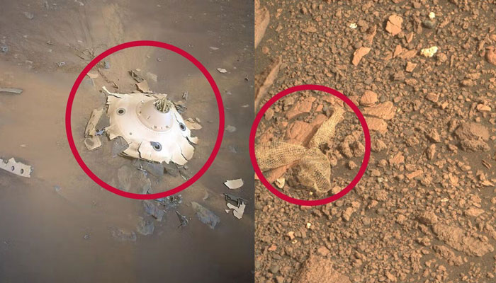 انسانوں نے مریخ کو کوڑا دان بنادیا، 7 ہزار کلو کچرا پھیلا دیا