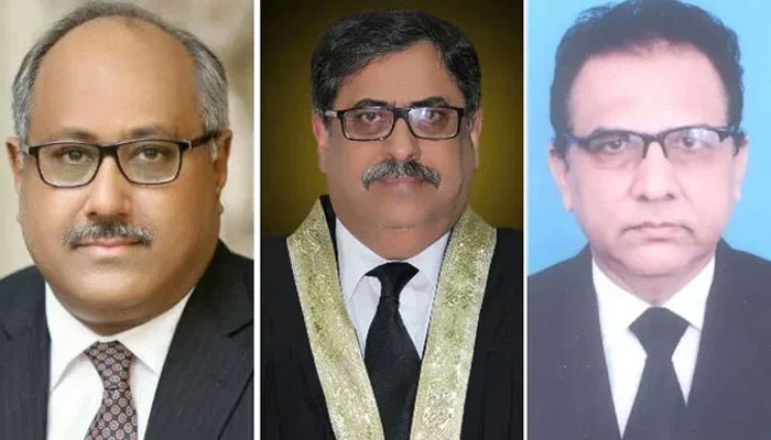 جوڈیشل کمیشن کا اجلاس، جسٹس اطہر من اللّٰہ سمیت 3 ججز کی سپریم کورٹ میں تعیناتی کی سفارش، جسٹس شفیع صدیقی کے نام پر اکثریت کا اتفاق نہ ہوسکا