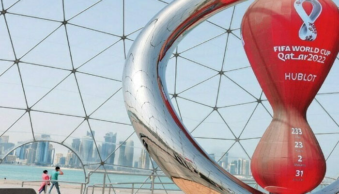 قطر ورلڈکپ، گولڈن بوٹ کے حقدار گول کرنے پر جشن، ابوبکر کو ریڈ کارڈ