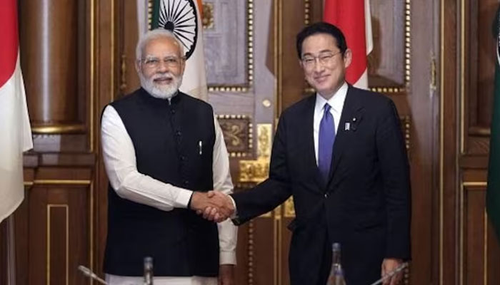 جاپانی وزیراعظم دہلی پہنچ گئے