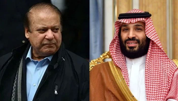 نواز، سعودی ولی عہد ملاقات، دو طرفہ تعلقات، پاکستان کو درپیش مسائل اور ان کے حل پر تبادلہ خیال، مریم نواز بھی موجود تھیں