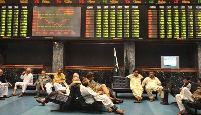 اسٹاک مارکیٹ، سیاسی کشیدگی میں اضافے سے مندی، 455 پوائنٹس کم